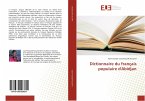 Dictionnaire du français populaire d'Abidjan