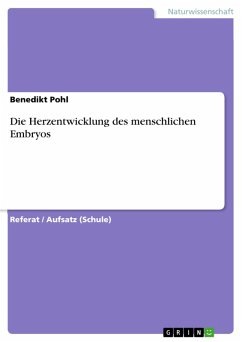 Die Herzentwicklung des menschlichen Embryos (eBook, PDF) - Pohl, Benedikt