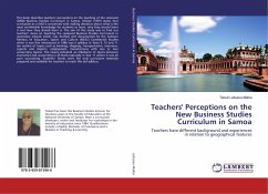 Teachers' Perceptions on the New Business Studies Curriculum in Samoa