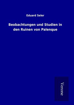 Beobachtungen und Studien in den Ruinen von Palenque - Seler, Eduard