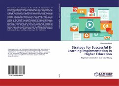 Strategy for Successful E-Learning Implementation in Higher Education