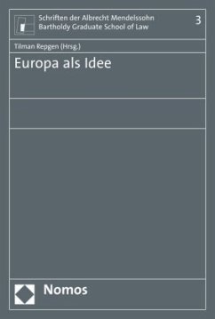 Cover Europa als Idee