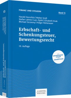 Erbschaft- und Schenkungsteuer, Bewertungsrecht - Harald Horschitz; Walter Groß; Stefan Lahme; Lars Zipfel; Elisabeth Knak; Michael Szczesny; Holger Rüttenauer