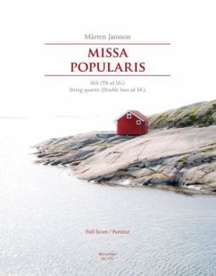 Missa Popularis, Partitur Cover Missa Popularis, Partitur