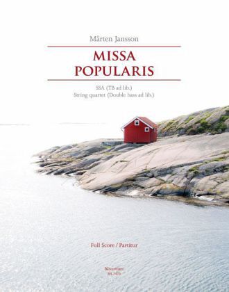 Missa Popularis, Partitur