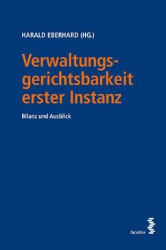 Cover Verwaltungsgerichtsbarkeit erster Instanz (f. Österreich)