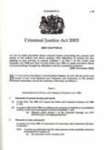 Criminal Justice Act 2003 Criminal Justice Act 2003