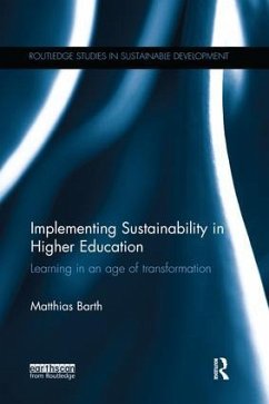 Implementing Sustainability in Higher Education - Barth, Matthias