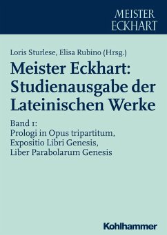 Meister Eckhart: Studienausgabe der Lateinischen Werke (eBook, PDF)