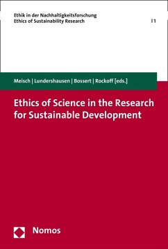 Cover Ethics of Science in the Research for Sustainable Development (eBook, PDF)