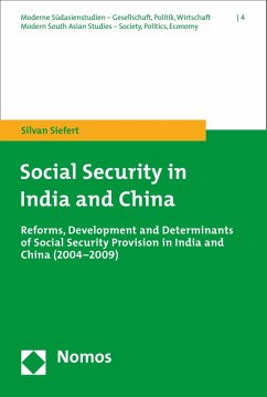 Social Security in India and China (eBook, PDF) - Siefert, Silvan