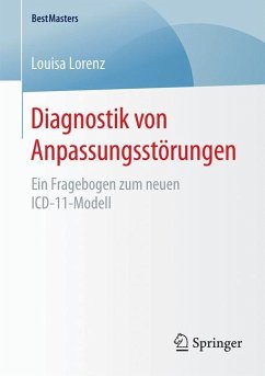 Diagnostik von Anpassungsstörungen - Lorenz, Louisa