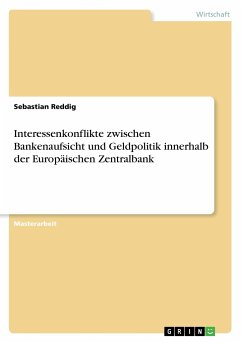 Interessenkonflikte zwischen Bankenaufsicht und Geldpolitik innerhalb der Europäischen Zentralbank - Reddig, Sebastian