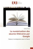 La numérisation des ¿uvres littéraires par Google