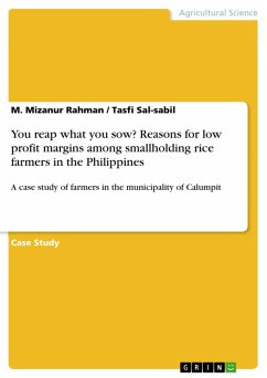 You reap what you sow? Reasons for low profit margins among smallholding rice farmers in the Philippines (eBook, PDF)