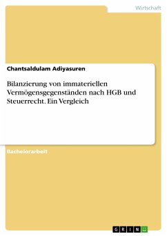 Bilanzierung von immateriellen Vermögensgegenständen nach HGB und Steuerrecht. Ein Vergleich (eBook, PDF)