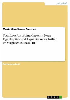 Total Loss Absorbing Capacity. Neue Eigenkapital- und Liquiditätsvorschriften im Vergleich zu Basel III (eBook, PDF)