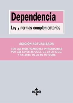 Dependencia : ley y normas complementarias - Editorial Tecnos