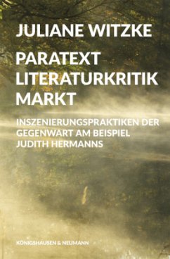 Cover Paratext - Literaturkritik - Markt