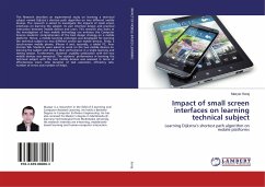 Impact of small screen interfaces on learning technical subject