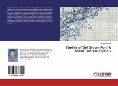 Studies of Gel Grown Pure & Mixed Tartrate Crystals
