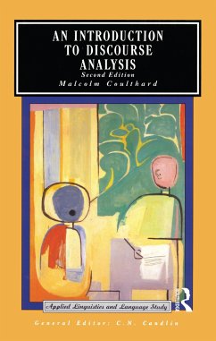 An Introduction to Discourse Analysis - Coulthard, Margaret