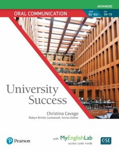 University Success Oral Communication Advanced, Student Book with MyEnglishLab - Cavage, Christina