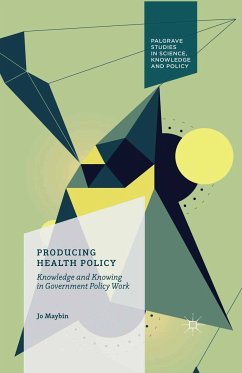 Producing Health Policy (eBook, PDF) - Maybin, Jo