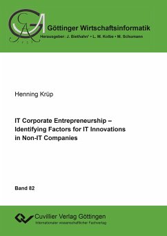 IT Corporate Entrepreneurship. Identifying Factors for IT Innovations in Non-IT Companies - Krüp, Henning