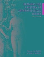 Cover Readings for a History of Anthropological Theory