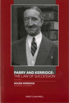 Parry and Kerridge: The Law of Succession - Kerridge, R