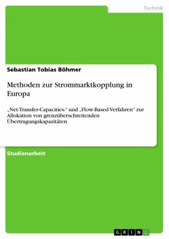 Methoden zur Strommarktkopplung in Europa (eBook, ePUB) - Böhmer, Sebastian Tobias