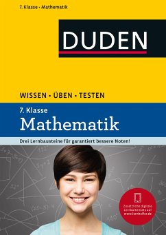 Wissen - Üben - Testen: Mathematik 7. Klasse (eBook, PDF) - Roth, Katja; Schreiner, Lutz; Stein, Manuela; Salzmann, Wiebke; Witschaß, Timo; Hermes, Rolf