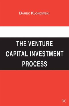 The Venture Capital Investment Process - Klonowski, D.