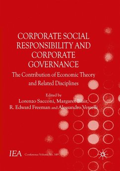 Corporate Social Responsibility and Corporate Governance - Sacconi, Lorenzo; Blair, Margaret; Freeman, R. Edward