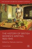 The History of British Women's Writing, 1920-1945