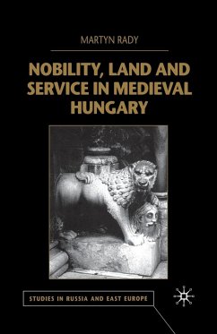 Cover Nobility, Land and Service in Medieval Hungary