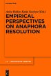 Empirical Perspectives on Anaphora... - Bild 1