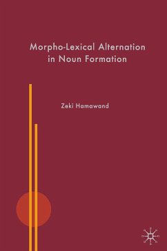 Morpho-Lexical Alternation in Noun Formation - Hamawand, Z.