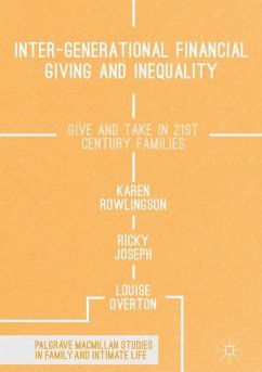 Inter-generational Financial Giving and Inequality - Rowlingson, Karen;Overton, Louise;Joseph, Ricky
