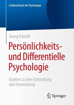 Persönlichkeits- und Differentielle Psychologie - Eckardt, Georg