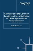 Germany and the Common Foreign and Security Policy of the European Union