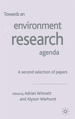Cover Towards an Environment Research Agenda