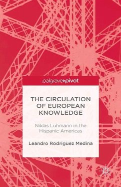The Circulation of European Knowledge: Niklas Luhmann in the Hispanic Americas - Rodriguez Medina, Leandro