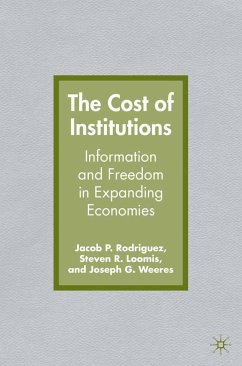 The Cost of Institutions - Rodriguez, J.; Loomis, S.; Weeres, J.