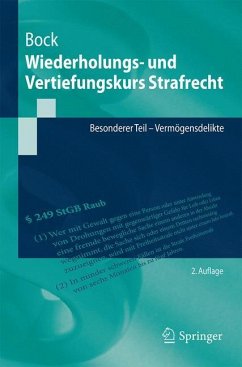 Wiederholungs- und Vertiefungskurs Strafrecht - Bock, Dennis