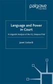 Language and Power in Court