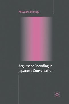 Argument Encoding in Japanese Conversation - Shimojo, M.