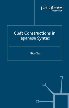 Cleft Constructions in Japanese Syntax - Kizu, M.