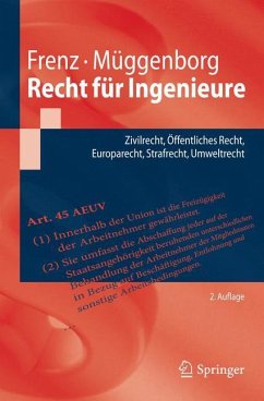 Recht für Ingenieure - Frenz, Walter;Müggenborg, Hans-Jürgen